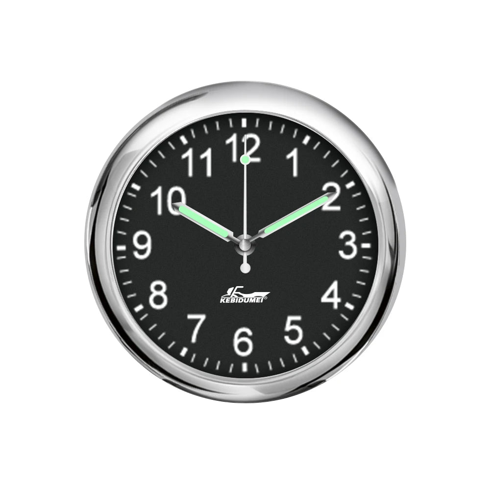 Car Clock Luminous Automobiles Internal Stick-On Mini Digital Watch Mechanics Quartz Clocks Auto Ornament Car Accessories
