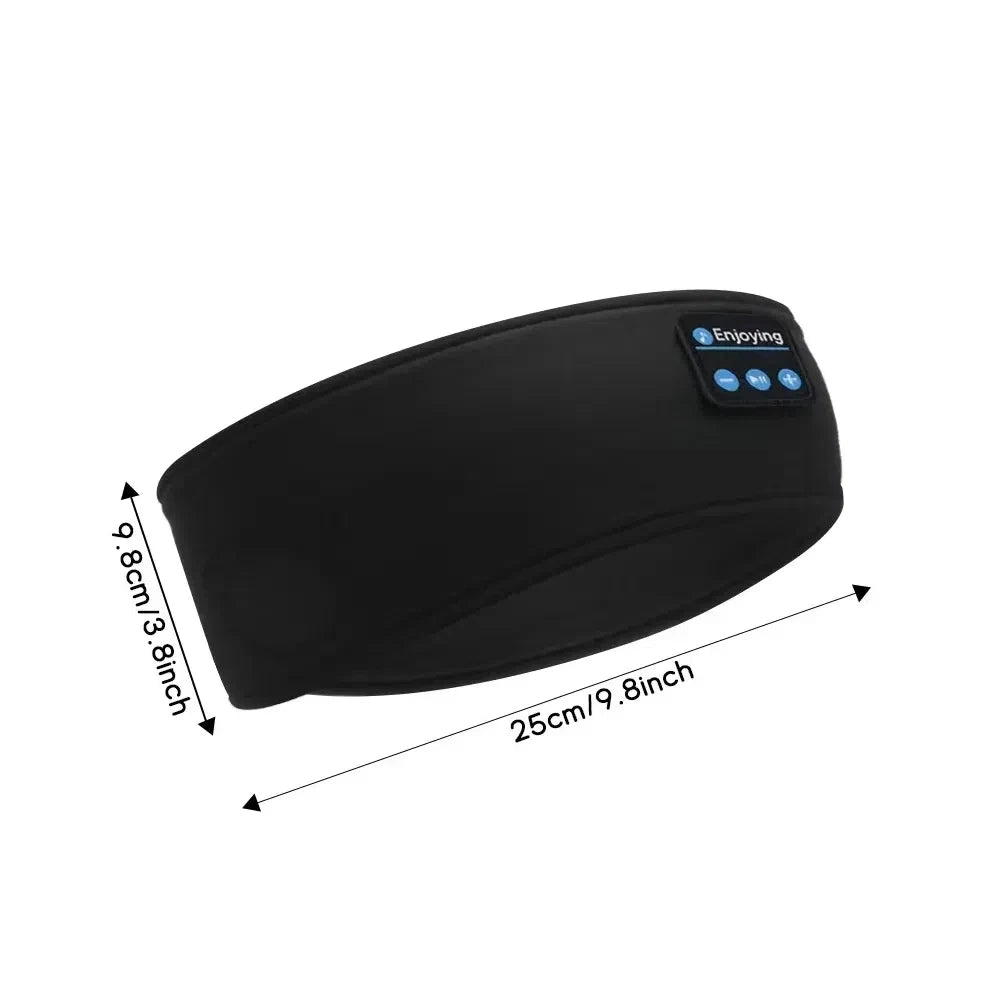 Bluetooth Music Headband Wireless Sports Sleeping Headphones Eye Mask Comfortable HD Stereo Speakers Elastic Headset Headband