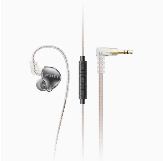 FiiO JD10 Wired Earphones HIFI Stereo Bass Music Earbuds In Ear Sport Headphones Gaming Headset