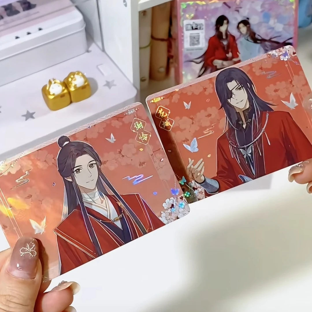 In Stock Tianguan Blessing Four Seasons Card Anime Anniversary Edition Collected Card Blind Box Original Nice Festival Gift Toys