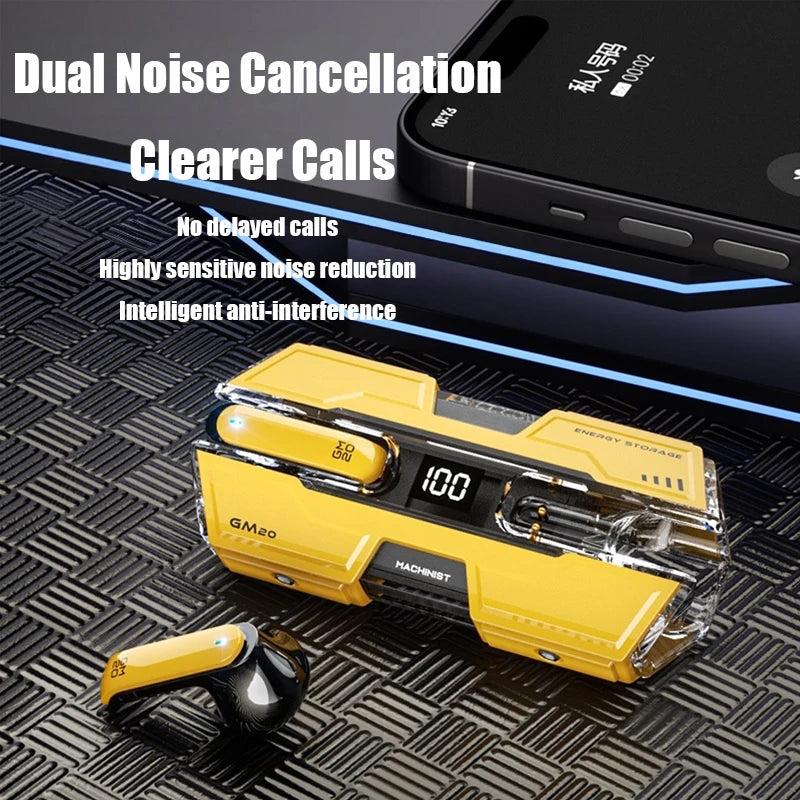 TWS Wireless Bluetooth 5.3 GM20 Gaming Headset Dual Mode High Range HiFi Stereo Audio Headset For Music