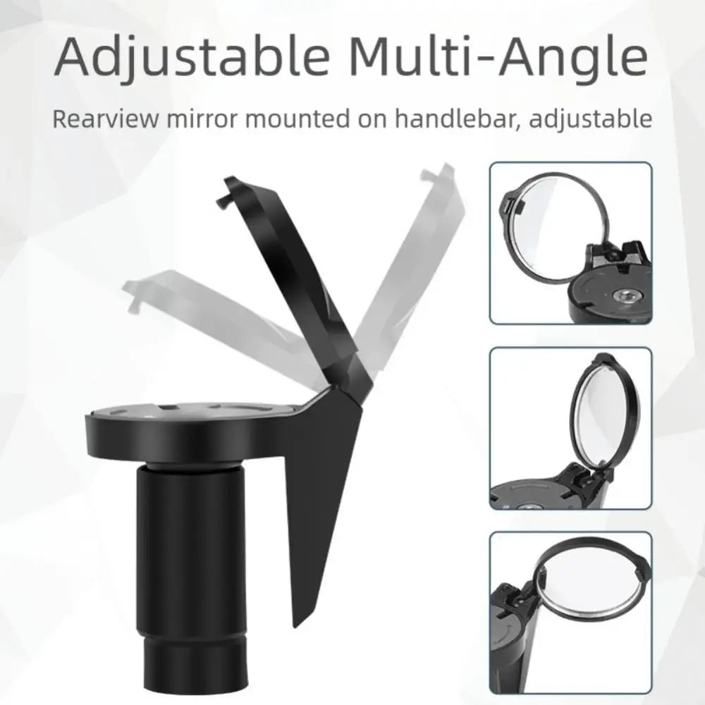 DOMEN Bicycle RearView HD Convex 360° Rotate Mirrors Handlebar End Mirror  MTB Road Bike Handlebar Mirrors Bike Accessories