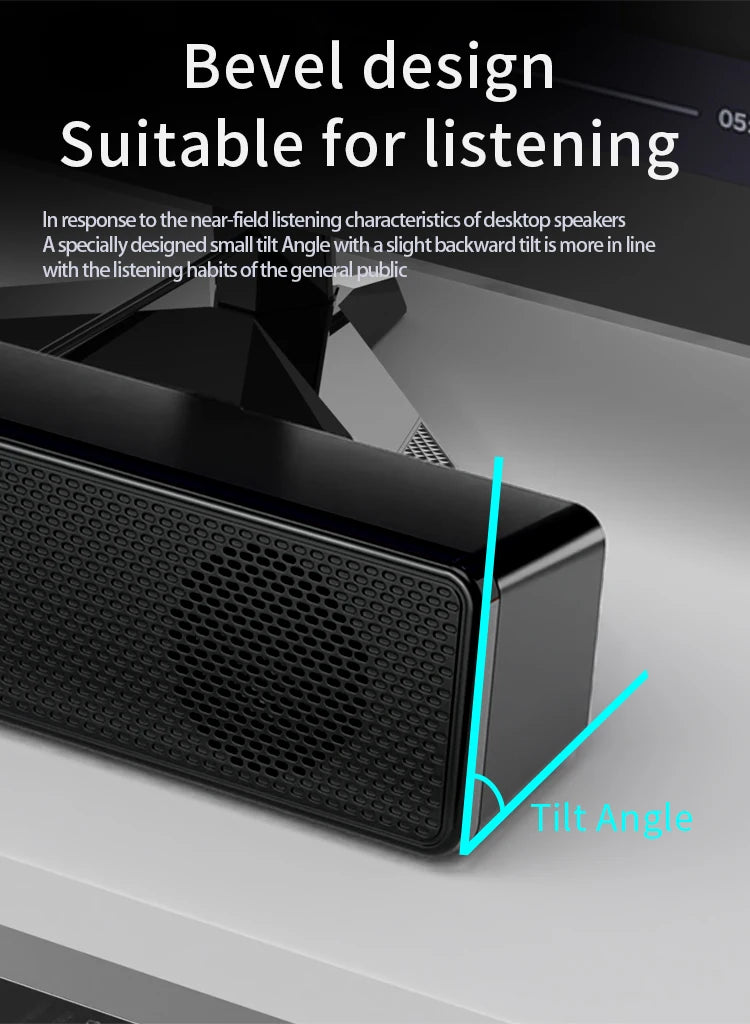 Surround Speaker Home Theater Sound System Computer Soundbar For TV Subwoofer Wired Stereo Strong Bass