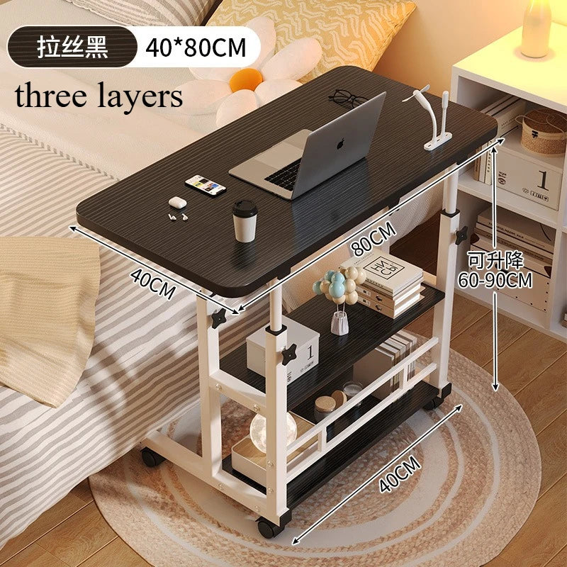 Bedside Removable Simple Small Table Bedroom Home Student Desk Simple Lift Dormitory Lazy Computer Desk