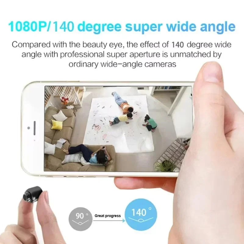 Wifi Portable Camera Smart Home 1080P HD With Night Vision Motion Detection Mini Surveillance Wifi For Home Security Cameras