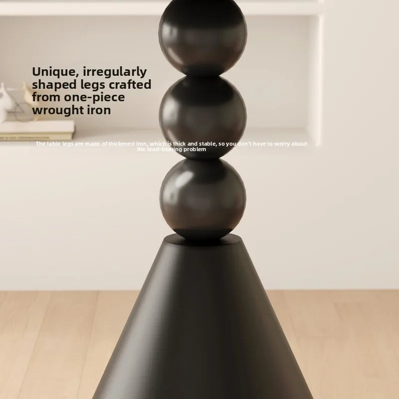 Retro room sofa side tables light luxury coffee table bedroom creative small round mesa para habitación living room furniture
