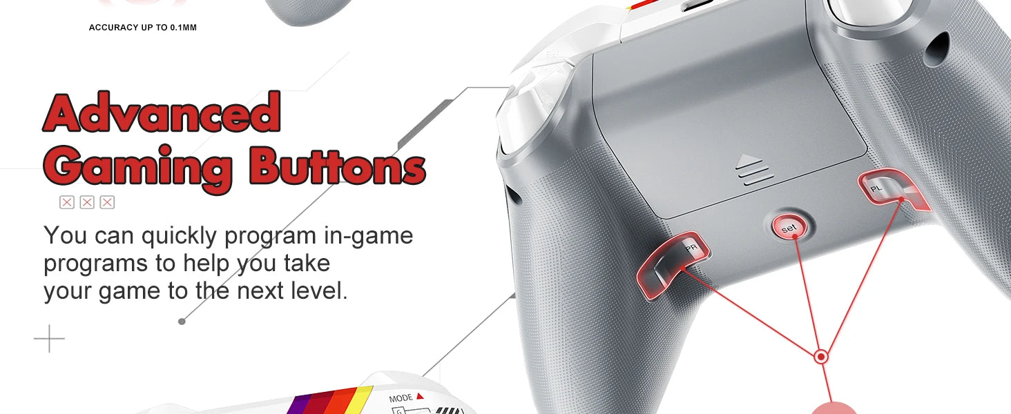 Gaming Gamepad For Xbox One Series X/S Pc With 6-Axis Gyro Sensor Dual Vibration Hall Effect Wireless Game Xbox Controller