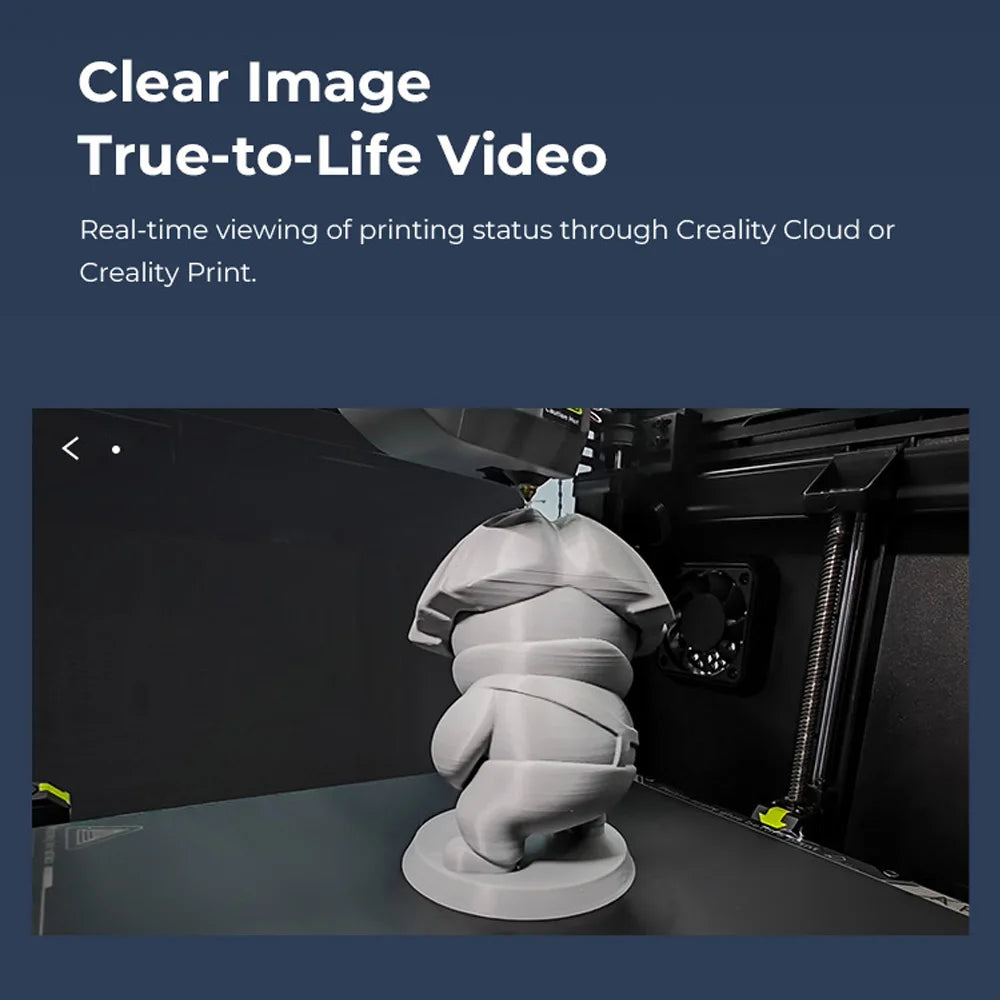Creality K1 Max AI Camera HD Quality Intelligent Assistant Support Real Time Viewing Lapse Filming for K1/K1C/K1 SE 3D Printer