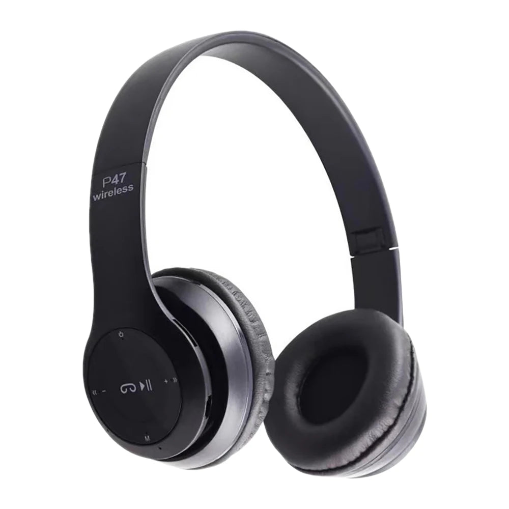 TWS Wireless Bluetooth 5.3 Headphones Over Ear HIFI Stereo Headsets Noise Reduction Sports Gaming Earphone Music Player With Mic