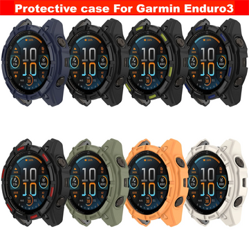 Protective case For Garmin Enduro 3 case Screen protector For Garmin Enduro3 smart watches accessories