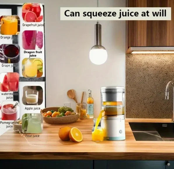 Electric juicer for separating dregs and juice Portable household+orange juice machine Fresh squeezing is super practical.