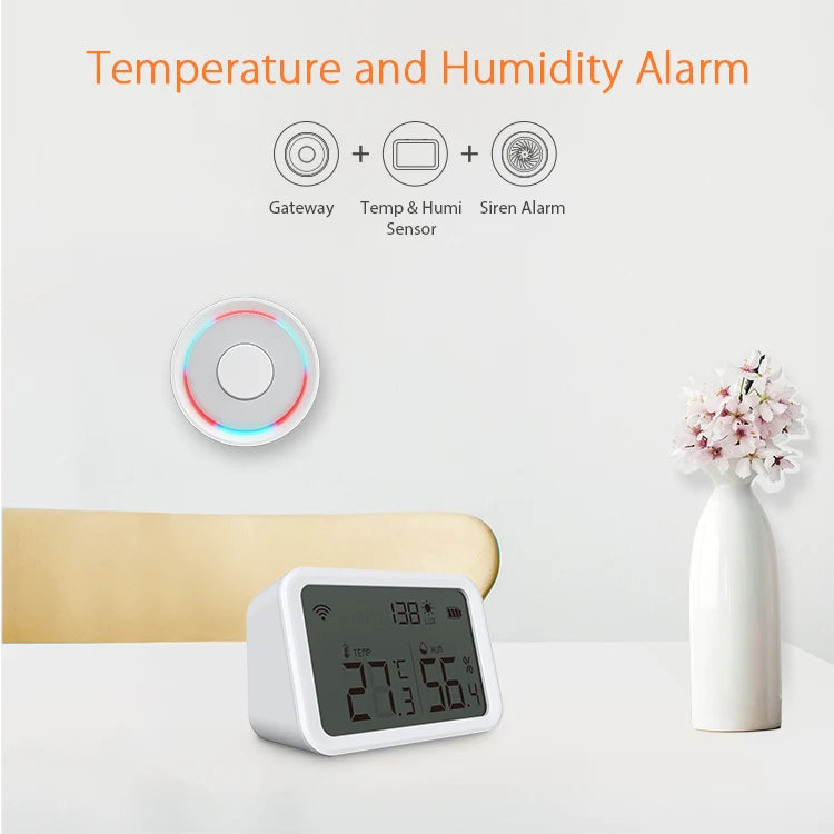 Tuya Smart ZigBee Wireless/Wired Gateway Hub Bridge Remote Linkage Devices WiFi Central Control Host Works With Smart Life APP