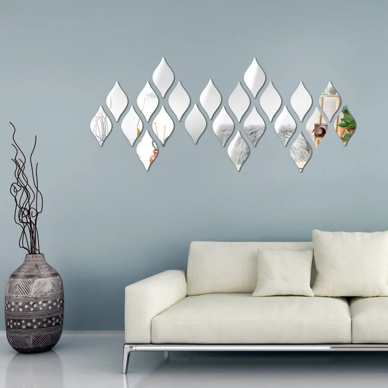 Acrylic Mirror That Will Not Break Wall-attached High Definition Self-adhesive Soft Mirror Non-punching Decorative Mirror