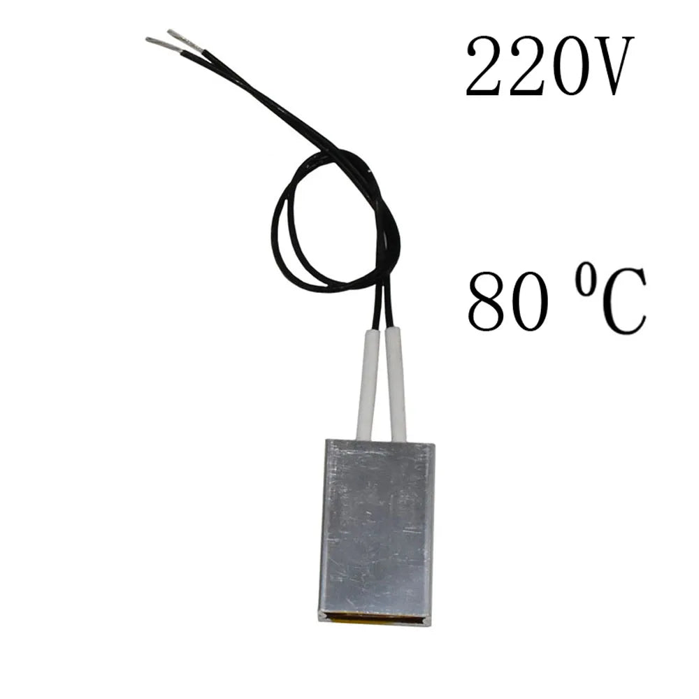 220V/12V 80-220 Degrees Celsius PTC Heaters Heating Element Hair Dryer Accessories Curlers Heater Poultry Incubator 1 Pcs