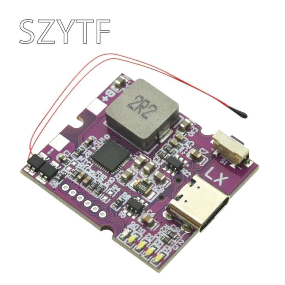 22.5W Power Bank Bidirectional Fast Charging Mobile Power Bank Module for Lithium Battery Charger Board Supports PD/QC2/3.0 QC4+
