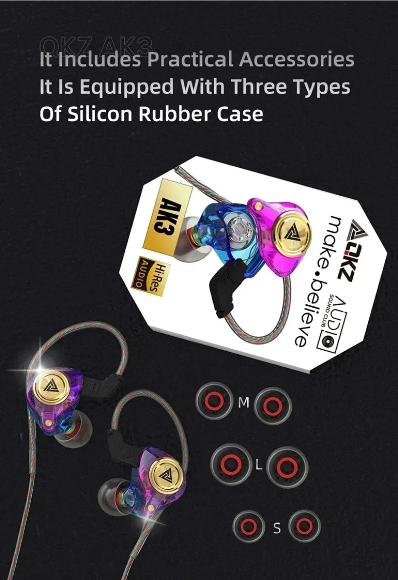 QKZ CK5 FiLe Wired HiFi Earphones
