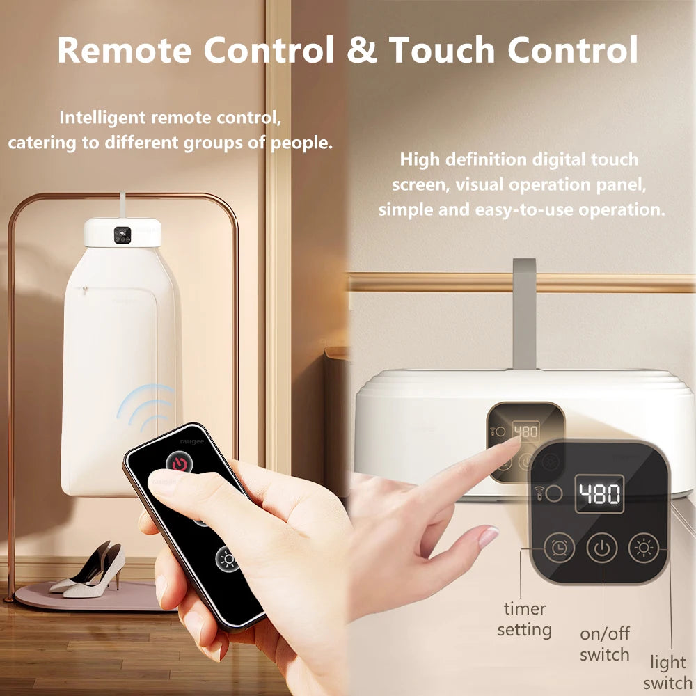 Portable Clothing Dryer Folding Electric Clothes Dryer Foldable Laundry Dryer UV Sterilization Electric Portable Clothing Dryer