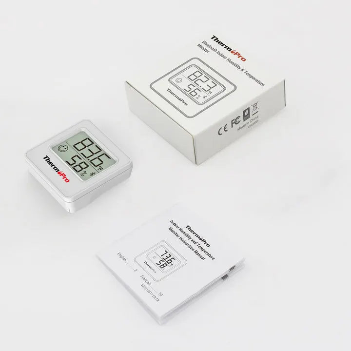 ThermoPro TP357 80M Smart Wireless Digital Thermometer Hygrometer Indoor Mini Room Thermometer Weather Station With Data