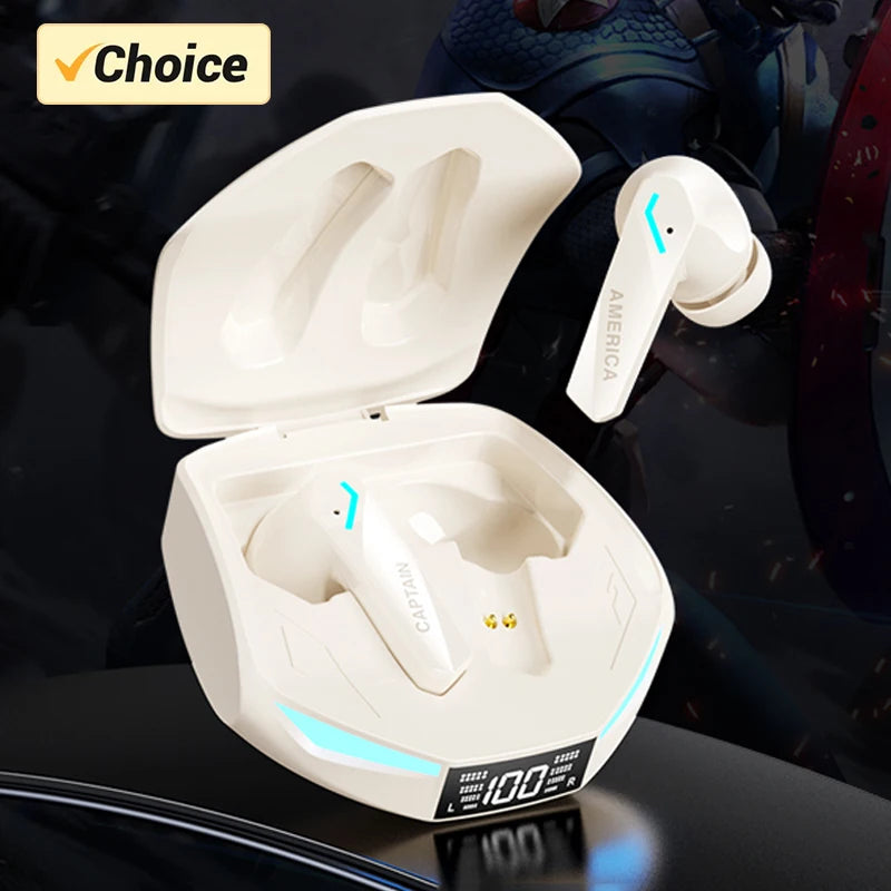 Choice Lenovo GM2 Pro Gaming Headset LED Digital Display Wireless Sport Earbuds HD Call Low Latency Headphones Waterproof