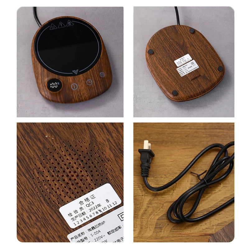 100°C Cup Heater Coffee Mug Warmer Hot Tea Makers Warmer Coaster 5 Gear Temperature Cup Heaters Coffee Milk Tea Heating Pad 220V