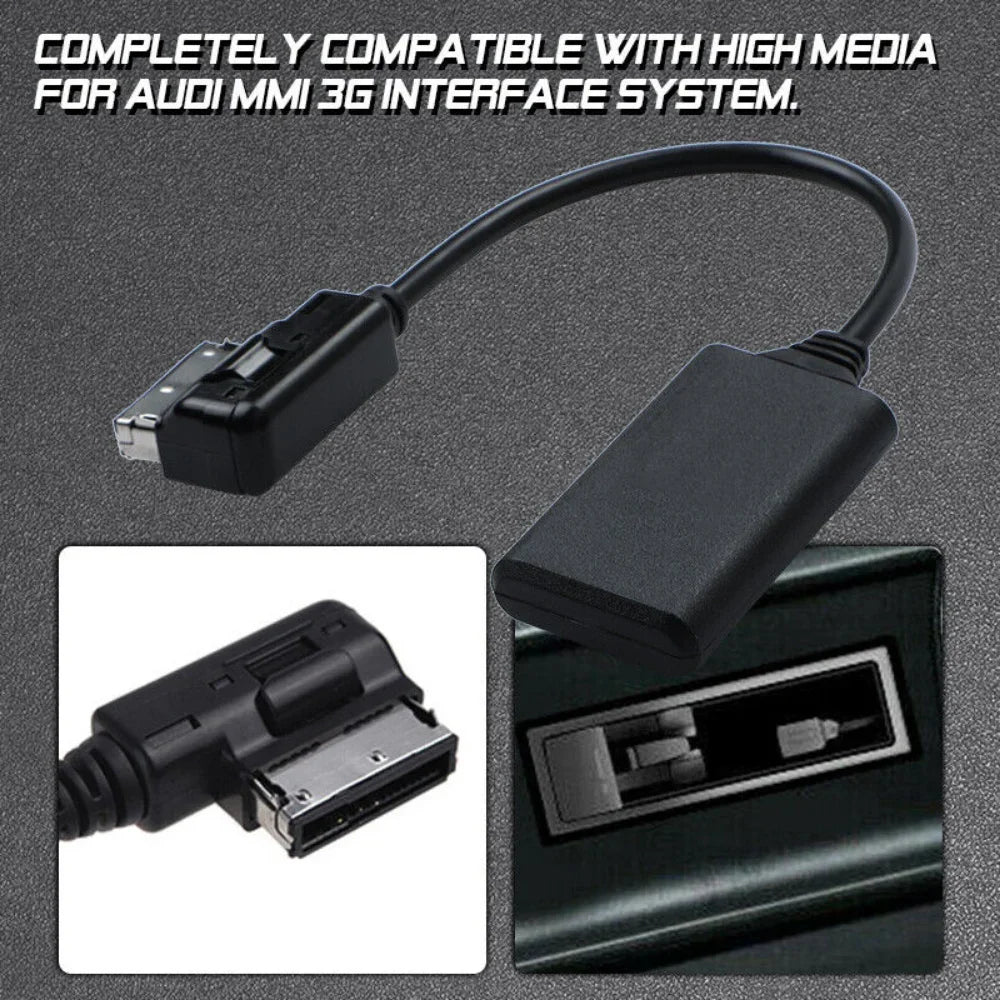 1/2PCS Bluetooth Audio Cable For Audi AMI Multimedia Q5 A5 A7 R7 S5Q7 A6LA8LA4LAMI Audio Cable Adapter Automotive Accessories