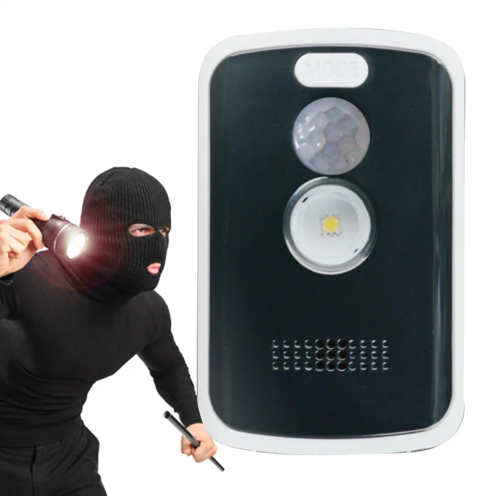 Perimeter Safe Alarm 125db 3 Modes Motion Detector Alarm Safety Defense Anti-Theft Alert Portable Outdoor Camping Security Tools