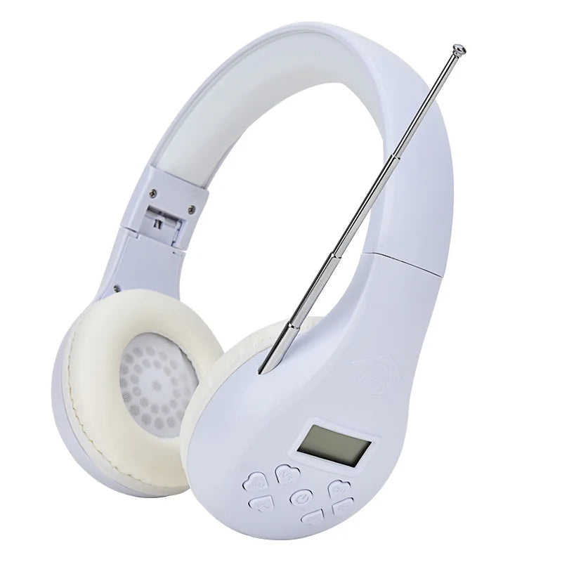 Portable FM Radio Headphone Radio Receiver Stereo Headset Radio Earphone Receiver For Conference Simultaneous Interpretation