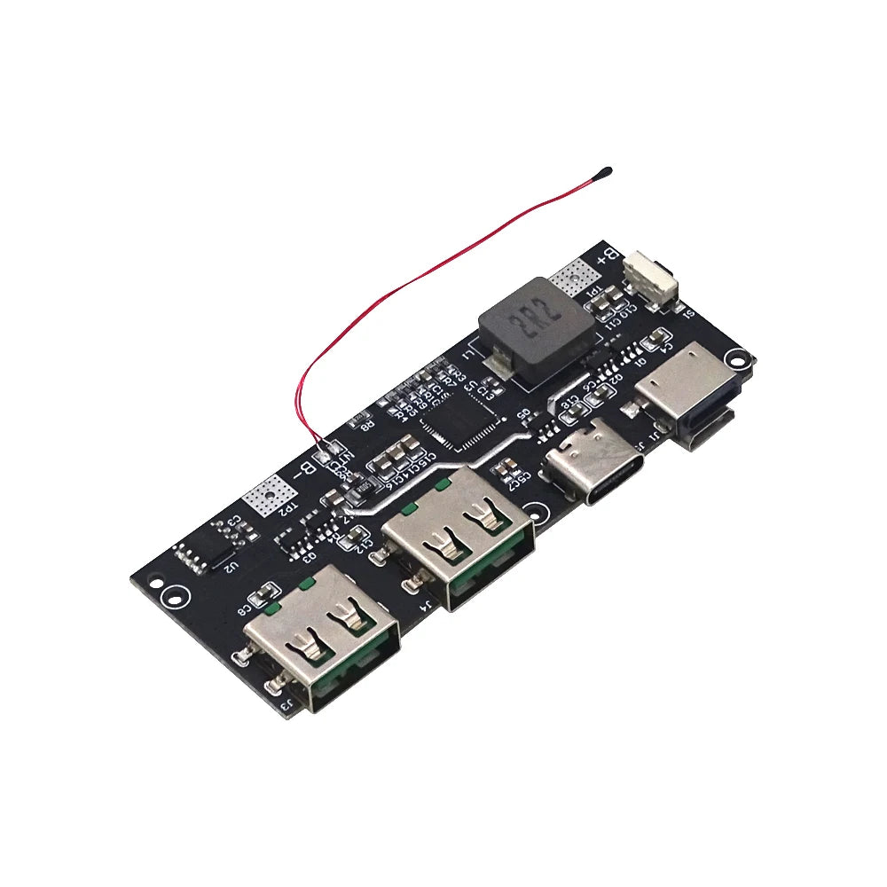 22.5W Power Bank 5-port Bidirectional Fast Charging Mobile Power Module Circuit Board DIY Motherboard Kit QC4+PD3.0