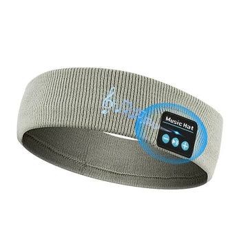 Wireless Stereo Bluetooth 5.4 Headphones Running Sleeping Earphone Headset Knit Sports Music Headband With MIC 200mah Battery