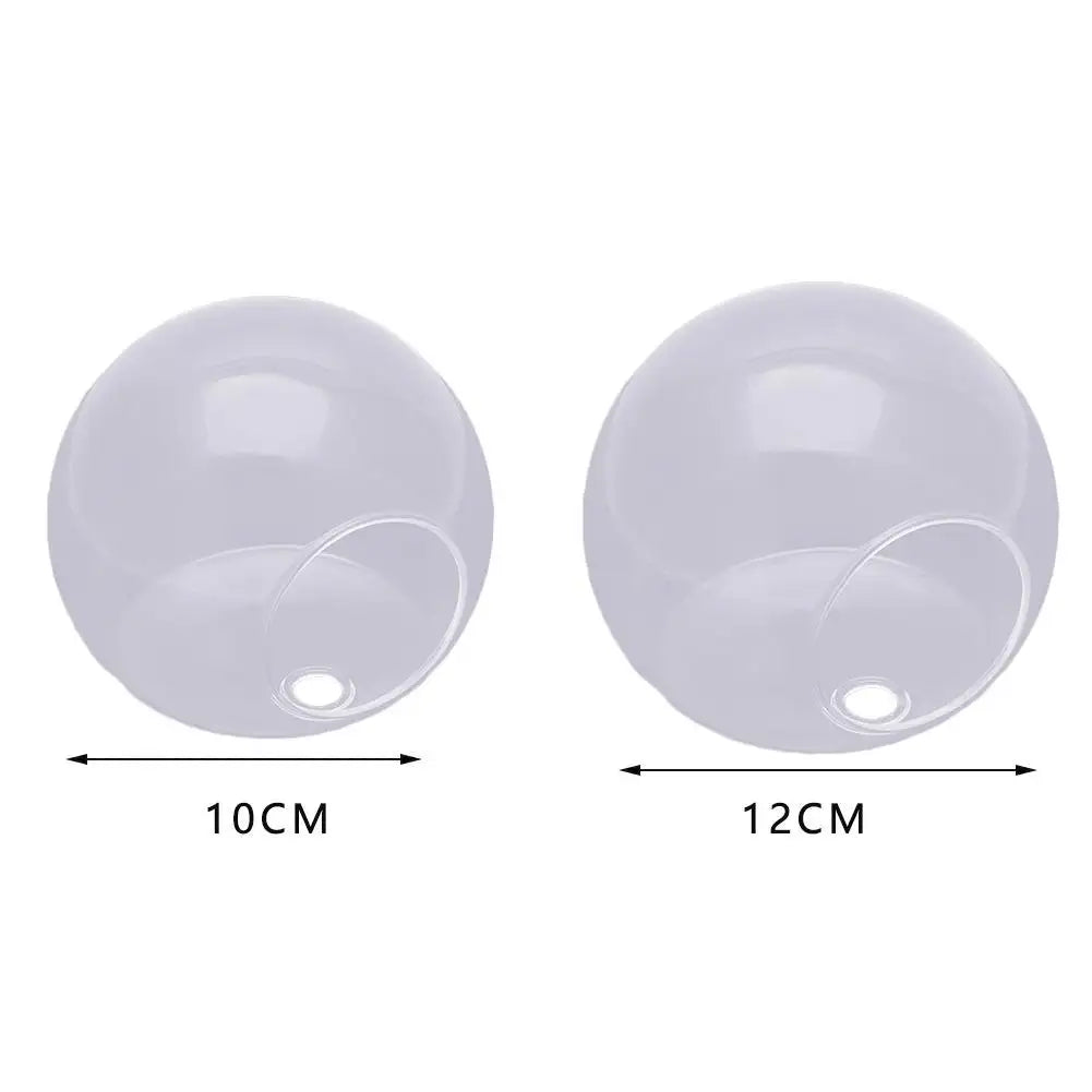 Wall Mounted Hydroponic Vase Betta Fish Tank Creative Acrylic Planter For Home Office Wall Decoration Space Saving Tools