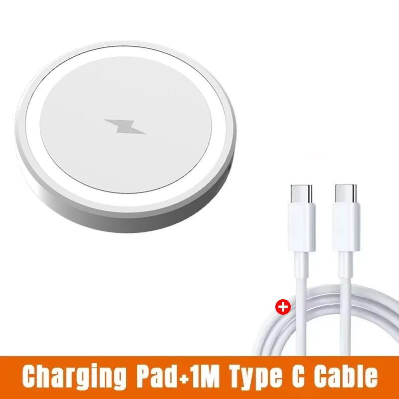 200W Magnetic Wireless Charger Phone Pad For Magsafe iPhone 17 16 15 14 13 12 Pro Max Airpods 4 Pro Magnet Fast Charging Station