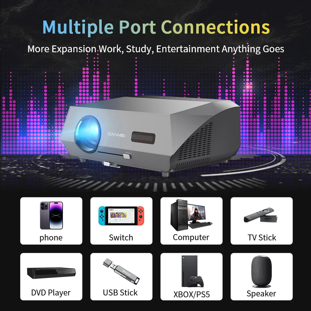 4K auto focus movie projector 3800 ANSI 2.4+5G wifi bluetooth 1080P full hd HDR android tv video daytime projector home theater