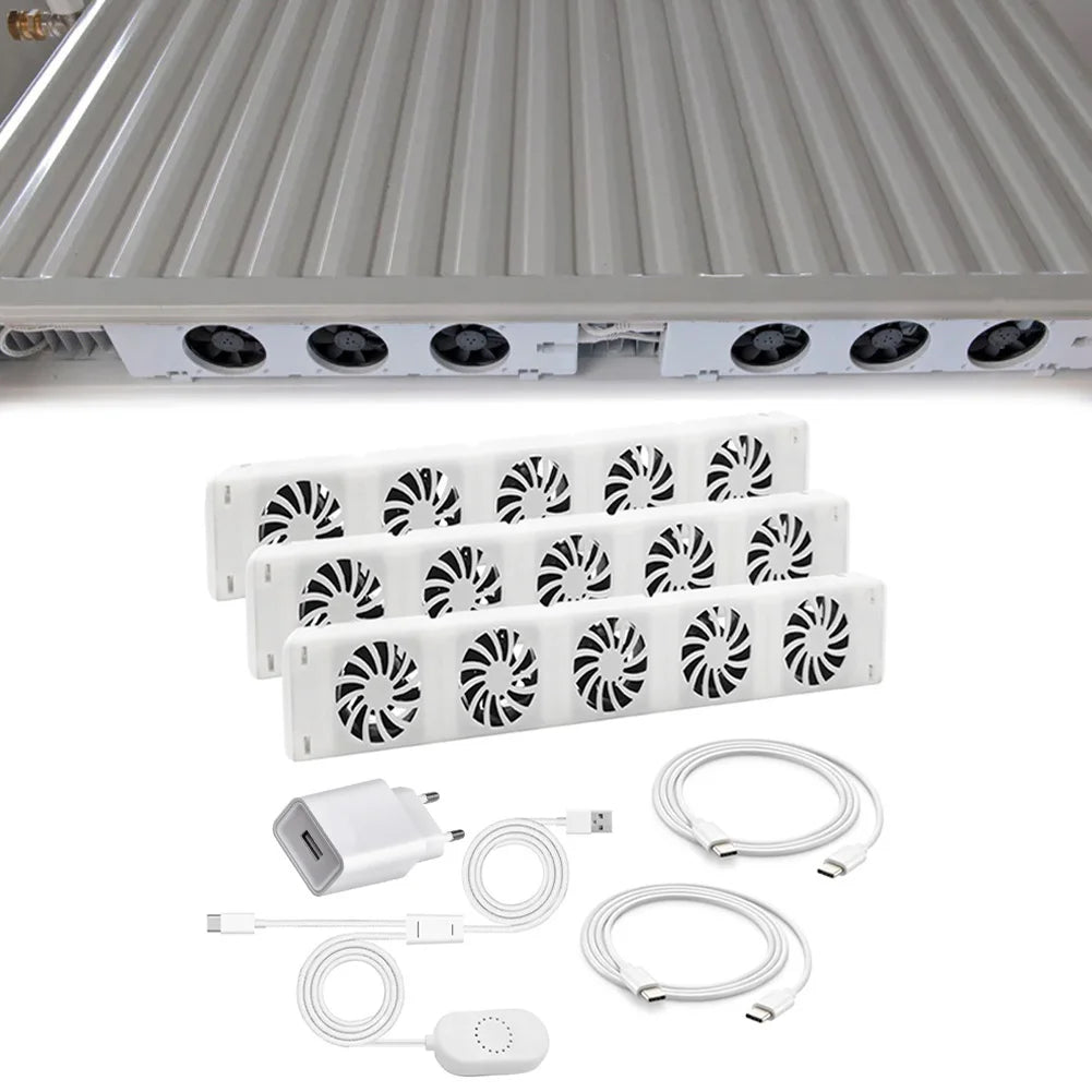 Energy-efficient Fan Heater Radiator Fan For Home Heating Automatic Thermostat Easy Installation Flame Retardant
