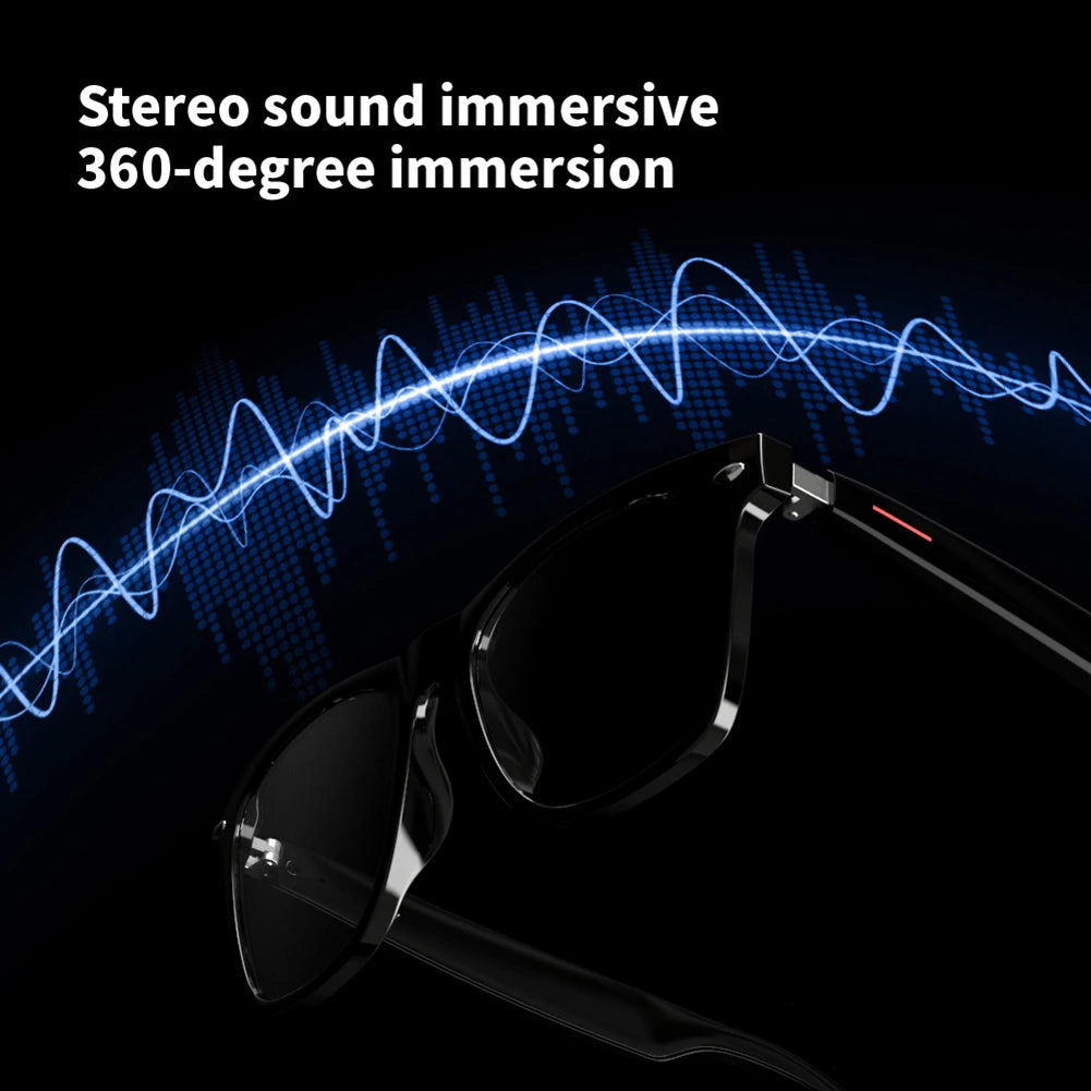 2026 Ultra Light  AI Smart Glasses AI Translation BT Call Voice Assistant Control Real-time Translation Bluetooth Music Sunglass