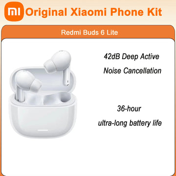 Original Xiaomi Redmi Buds 6 Lite Edition Wireless Bluetooth Earbuds In ear Call Noise Cancellation Long Battery Life