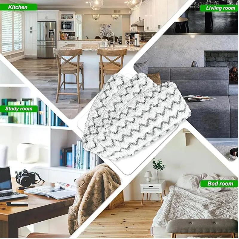 For Shark S1000 S1000A S1000C S1000WM  Steam Mop Pads Washable Replacement  Mop Pads accessories Applicable with All Hard Floors