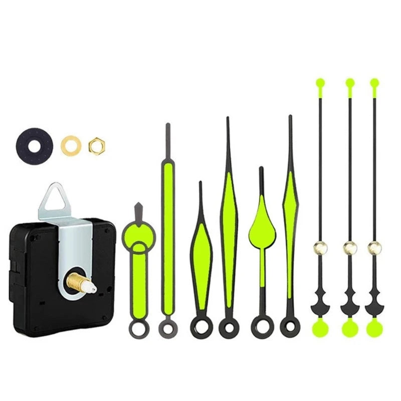 High Accuracy Clock Movement Mechanism DIY Clock Repair Tool Set with Noiseless Movement Clock Hands Wall Repair Tools 87HA