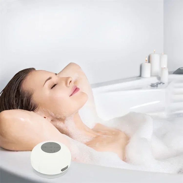 Portable Wireless Bluetooth Speaker Audio Waterproof Easy-Access Control Buttons Music Player for Office Car Home Shower Speaker