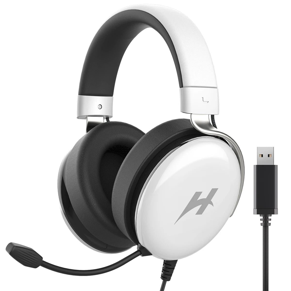 HAYLOU HexStorm G1 Wired Gaming Headphone 7.1 Surround Sound 50mm Dual Driver Esports Gamer Headset with Mic For PS4 PS5 PC