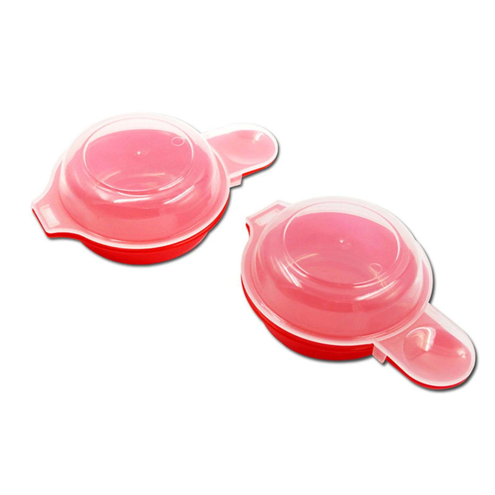 2pcs/set Microwave Oven Egg Cooker 1 Minute Fast Microwave Cheese Eggs Cooker PP Easy Use Home Kitchen Cooking Tool
