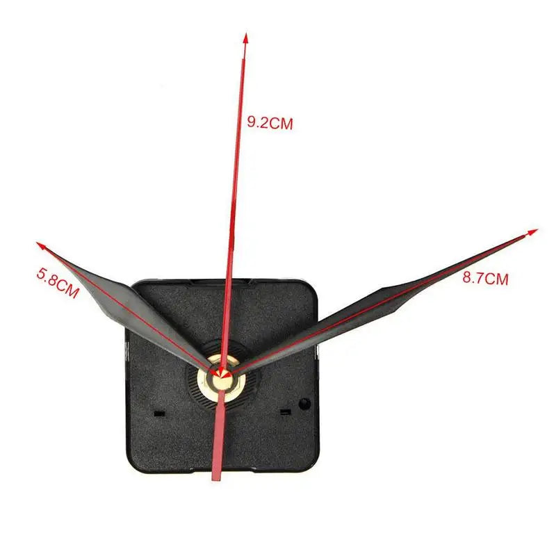Clock Mechanism Silent Quartz Movement Machine Wall Hands Pointer Set Clockwork Table Hanging DIY Quartz Watch Repair Parts