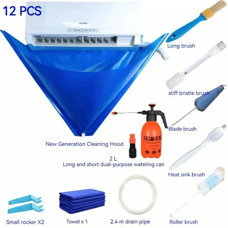 Air Conditioner Cleaning Tools Cleaning Covers Cleaning Water Receiving Bags Household Hanging Air Conditioner Cleaning Sets