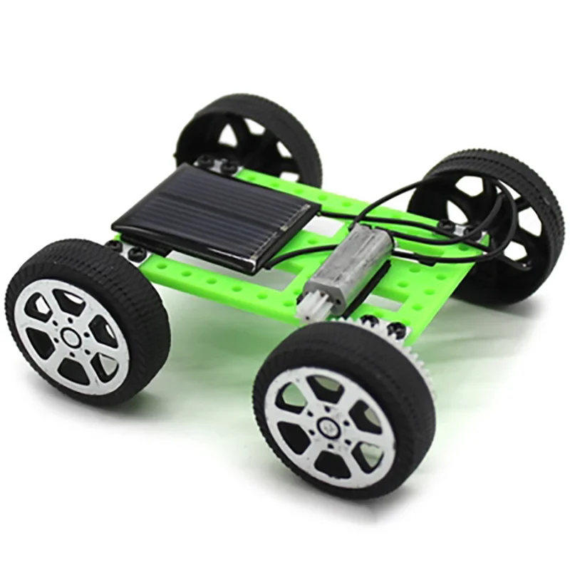 DIY Solar Car Mini Powered Car Kit Children's Gadgets Hobby Fun Children's Robot Car Assemble Kit Gift