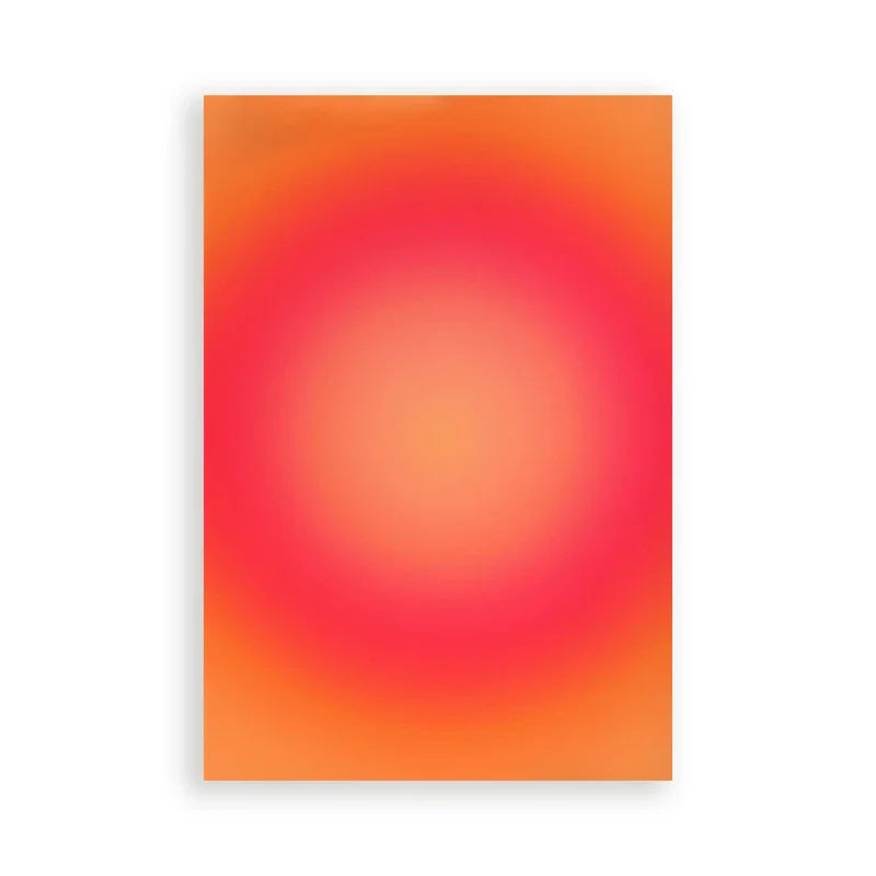 Gradient Aura Wall Art Print Affirmation Poster Gradient Artwork Canvas Painting Aesthetics Wall Art Decoration Pictures