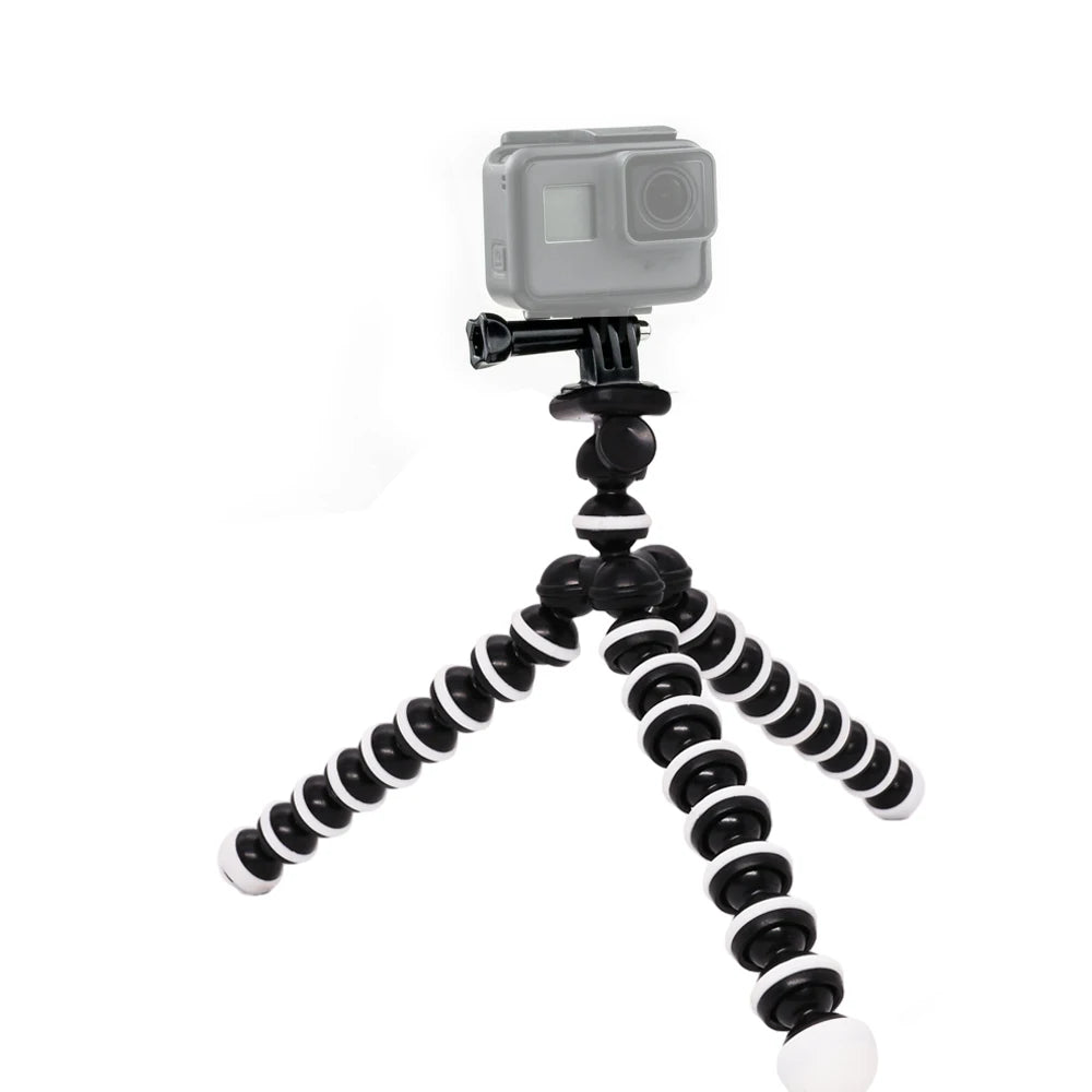 Octopus Flexible Tripod Mount Stand for GoPro Hero 12 11 10 9 8 7 6 5 4 3 Action camera Sjcam Top DJI action