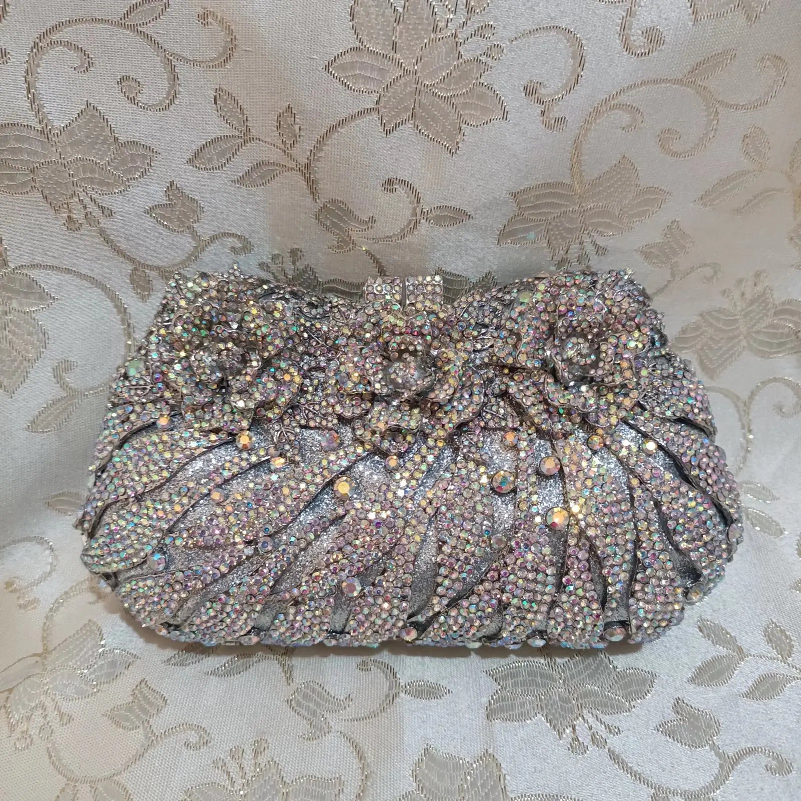 XIYUAN Women's Diamond Handbags Rhinestones Evening Bags Bridal Stones Clutch Purse Lady Clutches Bags Party Wedding Evening Bag