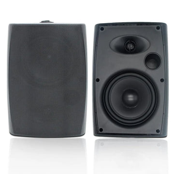 Herdio 2PCS 6.5‘’ 400W Outdoor Passive Speakers Wired Waterproof With Powerful Bass Wall Mount Speakers For Patio Poolside