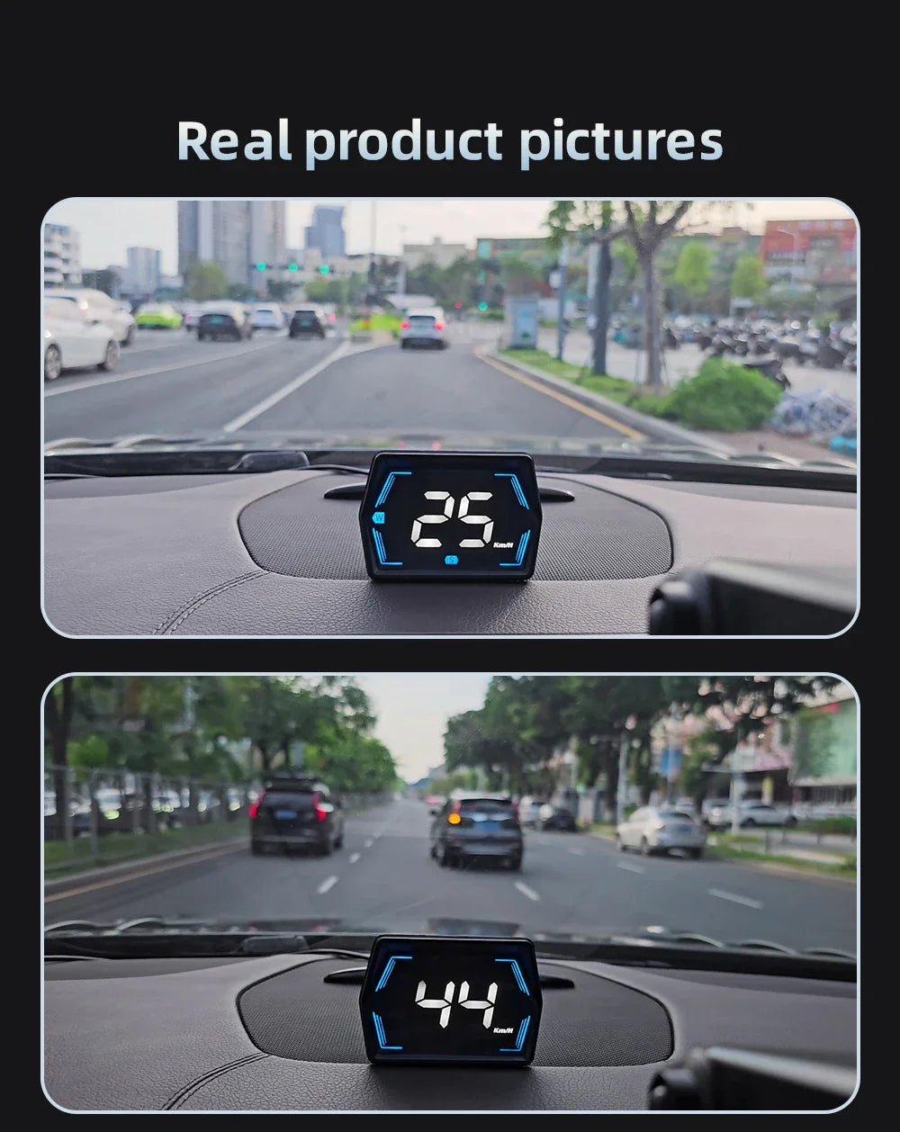 G20 Car Head Up Display GPS HUD Smart Meter Auto GPS Security Overspeed Alarm Speed Compass Electronic Accessories Hud Display
