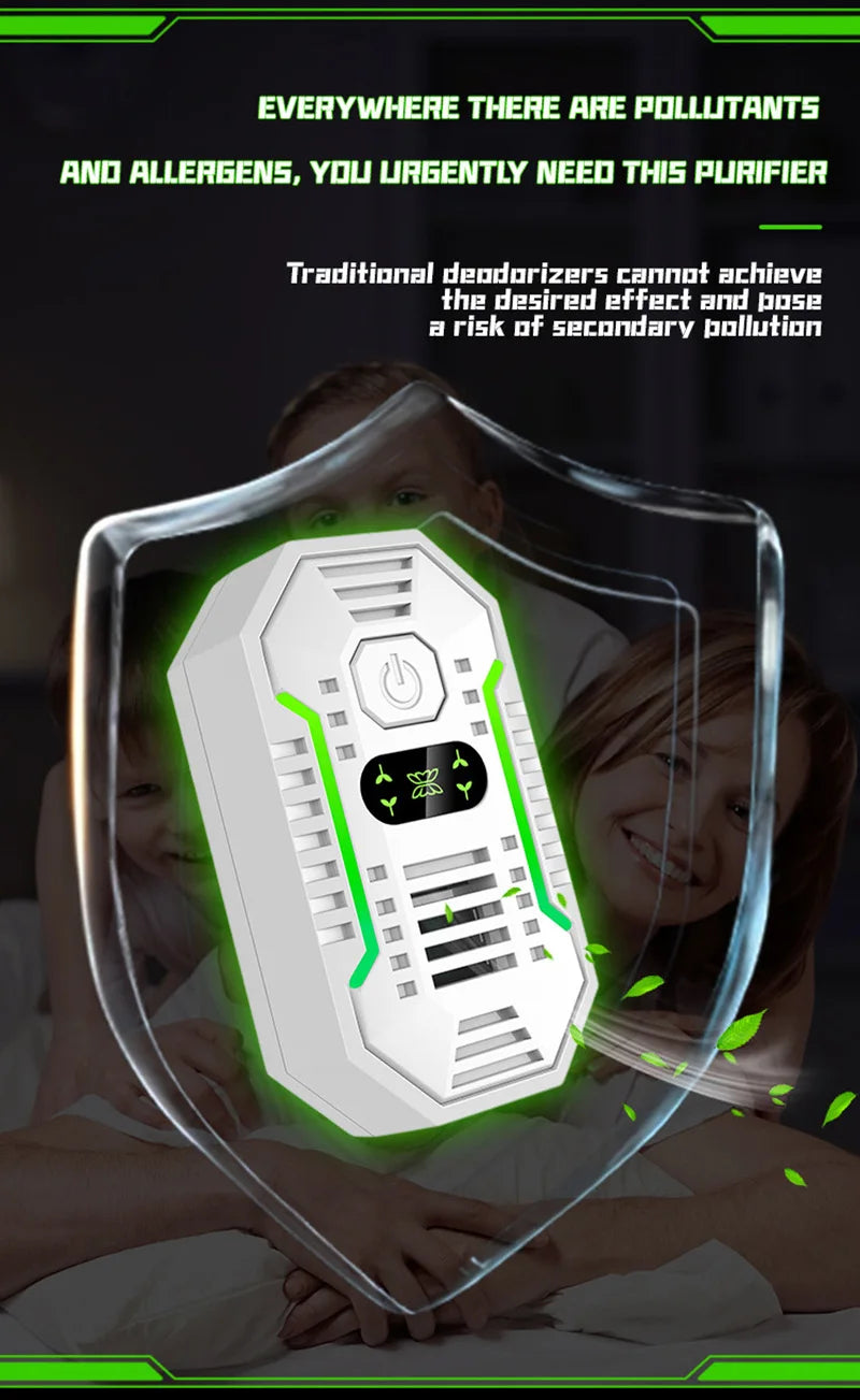 Low Energy Consumption USB Plug Negative Ion Air Purifier Eliminates Odors Purifies Smoke Formaldehyde Allergen For Home 2026