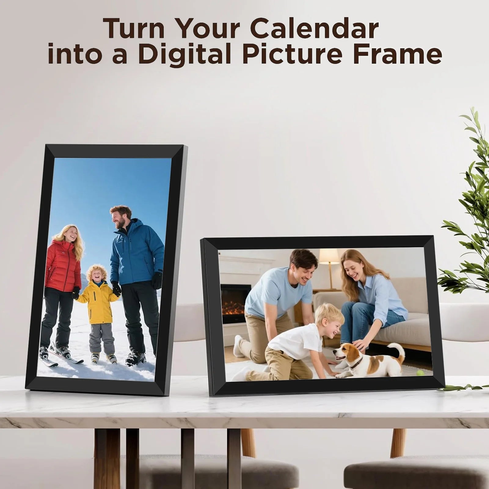 10.1in Smart Digital Calendar and Planner HD Touchscreen Smart Calendar with Chore Chart for Family Office